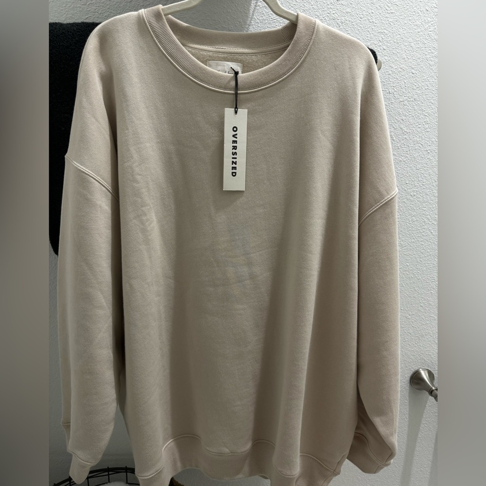 Aritzia oversized crew neck